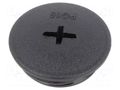Stopper; PG16; polyamide; black; Thread: PG; 6mm; 10pcs. ALPHA WIRE HPP16-BK080