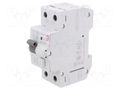 RCBO breaker; Inom: 25A; Ires: 30mA; Poles: 2; 230/400VAC; IP20; KZS ETI POLAM 002173206