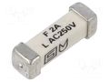 Fuse: fuse; 2A; 250VAC; 125VDC; quick blow; ceramic; 3x10.1mm; SMD SCHURTER 3405.0169.11