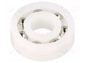 Bearing: ball; Øint: 9mm; Øout: 24mm; W: 7mm; Cage: polyamide IGUS BB-609-B180-30-ES