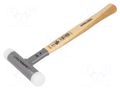 Hammer; 305mm; W: 105mm; 325g; 25mm; round; wood (hickory) HALDER HAL-3366.225