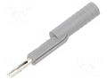 Test socket; PA; L: 45.3mm; ways: 1; H: 5.8mm; Body: grey PHOENIX CONTACT PAI-4-FIX-5/6GY