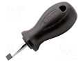 Screwdriver; slot; 4x0.8mm; 627CR; Blade length: 25mm UNIOR UNIOR-616399