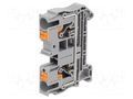 Splice terminal: rail; PT; 41A; 1kV; for DIN rail mounting; grey PHOENIX CONTACT PT6