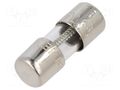 Fuse: fuse; 4A; 350VAC; time-lag; cylindrical,glass; 5x15mm; 2JS BEL FUSE 2JS-4-R