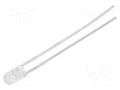 LED; red; 3mm; 1000mcd; 30°; Front: convex; 1.6÷2.4VDC; No.of term: 2 LUCKYLIGHT LL-304VC2J-2BD