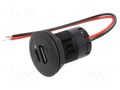 USB power supply; USB A socket,USB C socket; Sup.volt: 12÷24VDC PRO CAR PROCAR-67353500