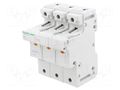 Fuse base; 14x51mm; for DIN rail mounting; 50A; Poles: 3 SCHNEIDER ELECTRIC A9GSB350