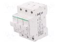 Fuse base; 8.5x31.5mm; for DIN rail mounting; 10A; Poles: 3 SCHNEIDER ELECTRIC A9N15655