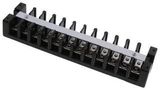 TERMINAL BLOCK, BARRIER, 12 POSITION, 16-10AWG 1512STD