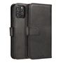 Magnet Case elegant case case cover with a flap and stand function for Motorola Moto E32 black, Hurtel 5907769344350