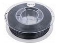 Filament: PET-G; Ø: 1.75mm; dark steel; 220÷250°C; 330g DEVIL DESIGN DEV-PETG-1.75-DSS