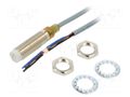Sensor: inductive; OUT: PNP / NO; 0÷10mm; 10÷36VDC; M12; 2m; IP67 CARLO GAVAZZI ICB12S30N10PO