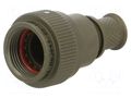 Plug cover; size 11; MIL-DTL-38999 Series III; olive AMPHENOL AIR M85049/88-11W03