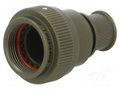 Accessories: plug cover; size 13; MIL-DTL-38999 Series III AMPHENOL AIR M85049/88-13W03