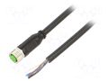 Cable: for sensors/automation; M8; PIN: 4; straight; 1.5m; plug MURRELEKTRONIK 7000-08061-6110150