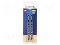 Hacksaw blade-set; wood,jigsaw; 100mm; 6teeth/inch; 2pcs. HÖGERT TECHNIK HT6D650-2
