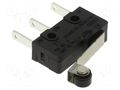 Microswitch SNAP ACTION; 3A/250VAC; with lever (with roller) ECE ESS0513310