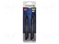 Hacksaw blade-set; 150mm; 14teeth/inch; 2pcs. HÖGERT TECHNIK HT-6D901