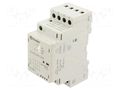 Contactor: 4-pole installation; 25A; 24VAC,24VDC; NO x4; IP20; 22 FINDER 22.34.0.024.1340