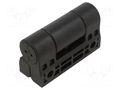 Hinge; Width: 55mm; technopolymer PA; black; H: 67mm ELESA+GANTER CFMR.67-NO-070