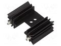 Heatsink: extruded; grilled; black; L: 25.4mm; W: 35mm; H: 12.7mm SEIFERT ELECTRONIC KL-194/25.4/SW