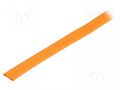 Heat shrink sleeve; 9.5mm; Diam.after shrinking: 4.8mm HELLERMANNTYTON TF21-9.5/4.8-OG