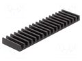 Heatsink: extruded; L: 37.5mm; W: 140mm; H: 10mm; aluminium; anodized FISCHER ELEKTRONIK SK/695/37.5/SA