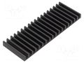 Heatsink: extruded; L: 50mm; W: 140mm; H: 10mm; aluminium; anodized FISCHER ELEKTRONIK SK/695/50/SA