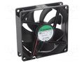 Fan: DC; axial; 12VDC; 92x92x25mm; 127.42m3/h; 46.1dBA; ball SUNON PF92251B1-A99-A