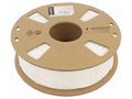Filament: PLA+; 1.75mm; white; 195÷235°C; 1kg GEMBIRD 3DP-PLA+1.75-02-W