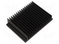 Heatsink: extruded; black; L: 100mm; W: 141.05mm; H: 33.3mm; 1K/W FISCHER ELEKTRONIK SK413/100/SA