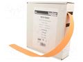 Heat shrink sleeve; glueless; 2: 1; 19mm; L: 5m; orange; polyolefine TASKER BOX1995O