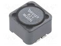 Inductor: wire; SMD; 820uH; Ioper: 650mA; 1.47Ω; ±20%; 12.5x12.5x8mm EATON ELECTRONICS DRQ127-821-R