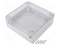 Enclosure: multipurpose; X: 160mm; Y: 160mm; Z: 60mm; polycarbonate GAINTA P287C-IP68