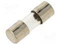 Fuse: fuse; 6A; 250VAC; quick blow; glass; 5x15mm OPTIFUSE FSE-6A
