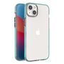 Spring Case case for iPhone 14 Plus silicone cover with frame light blue, Hurtel 5907769348570