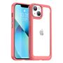 Outer Space Case iPhone 14 hard cover with a gel frame red, Hurtel 5907769311253 5907769311253