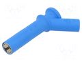 Measuring tip; 2A; blue; Tip diameter: 11mm; Socket size: 4mm STÄUBLI XMA-11-23