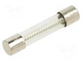 Fuse: fuse; 7A; 250VAC; time-lag; glass; 6.3x32mm; TSA; brass OPTIFUSE TSA-7A