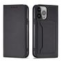 Magnet Card Case case for iPhone 14 flip cover wallet stand black, Hurtel 9145576263327 9145576263327
