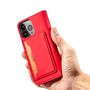 Magnet Card Case case for iPhone 14 Pro flip cover wallet stand red, Hurtel 5907769347733 5907769347733
