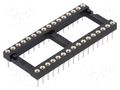 16+16 Pos. Female DIL Vertical Throughboard IC Socket HARWIN D2832-42