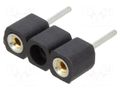 2 Pos. Female SIL Vertical Throughboard IC Strip HARWIN D2899-42