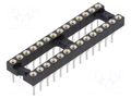 14+14 Pos. Female DIL Vertical Throughboard IC Socket HARWIN D2928-42