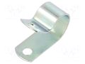 Fixing clamp; Cable P-clips; ØBundle : 12.7mm; W: 12.7mm; steel KEYSTONE KEYS8105