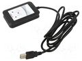 RFID reader; 4.3÷5.5V; USB; antenna; Range: 100mm; 88x56x18.5mm ELATEC T4BT-BB2BEL7-XBP