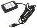 RFID reader; 4.3÷5.5V; USB; antenna; Range: 100mm; 88x56x18.5mm ELATEC T4BT-BB2BEL7-XBP