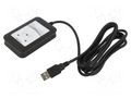 RFID reader; 4.3÷5.5V; USB; antenna; Range: 100mm; 88x56x18.5mm ELATEC T4BT-BB2BEL7-XBPI