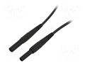 Test lead; 19A; banana socket 4mm,banana plug 4mm; insulated STÄUBLI XKS-414-05021